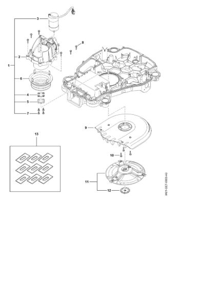 Picture of D - Regolazione altezza apparato di taglio iMOW 6.0 EVO